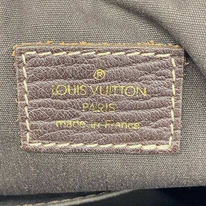 Louis Vuitton Shoulder Bag Monogram Mini Lin Danube M95228 Gray Ebeneu Women's