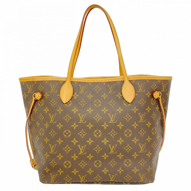 Louis Vuitton Tote Bag Monogram Neverfull MM M40156 Brown Ladies