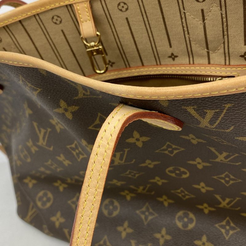 Louis Vuitton Tote Bag Monogram Neverfull MM M40156 Brown Ladies