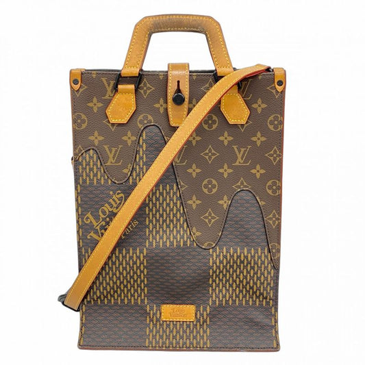 Louis Vuitton Handbag Monogram Damier Giant Mini Tote N40355 Brown 2way Bag For