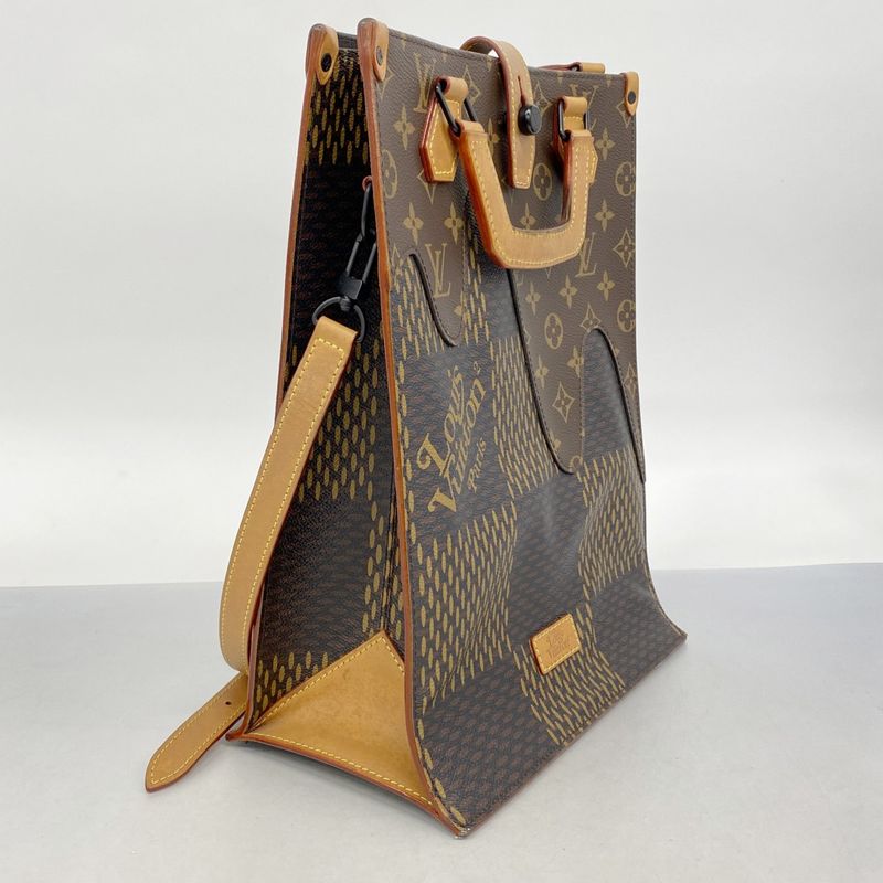 Louis Vuitton Handbag Monogram Damier Giant Mini Tote N40355 Brown 2way Bag For