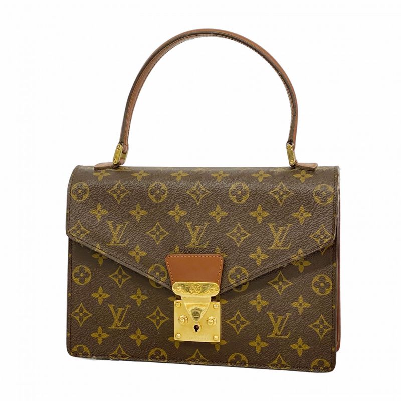 Louis Vuitton Handbag Monogram Concorde M51190 Brown Ladies