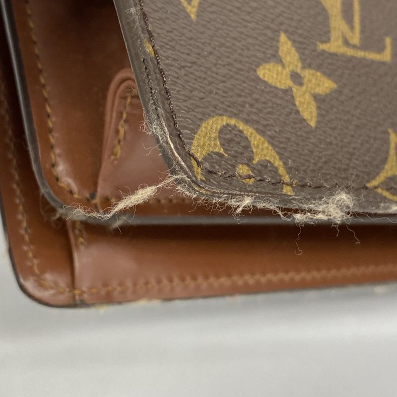 Louis Vuitton Handbag Monogram Concorde M51190 Brown Ladies