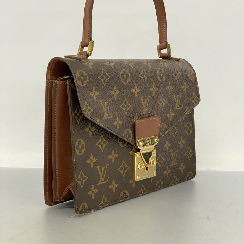 Louis Vuitton Handbag Monogram Concorde M51190 Brown Ladies