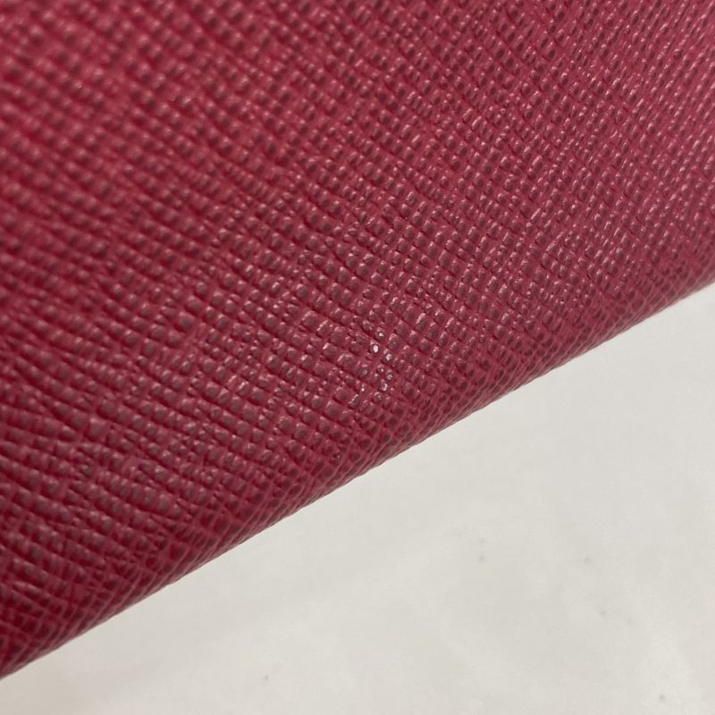 Louis Vuitton Shoulder Wallet Monogram Pochette Felicie M81896 Brown Fuchsia