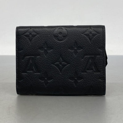 Louis Vuitton Monogram And Empreinte Portefeuille Victorine Trifold Wallet