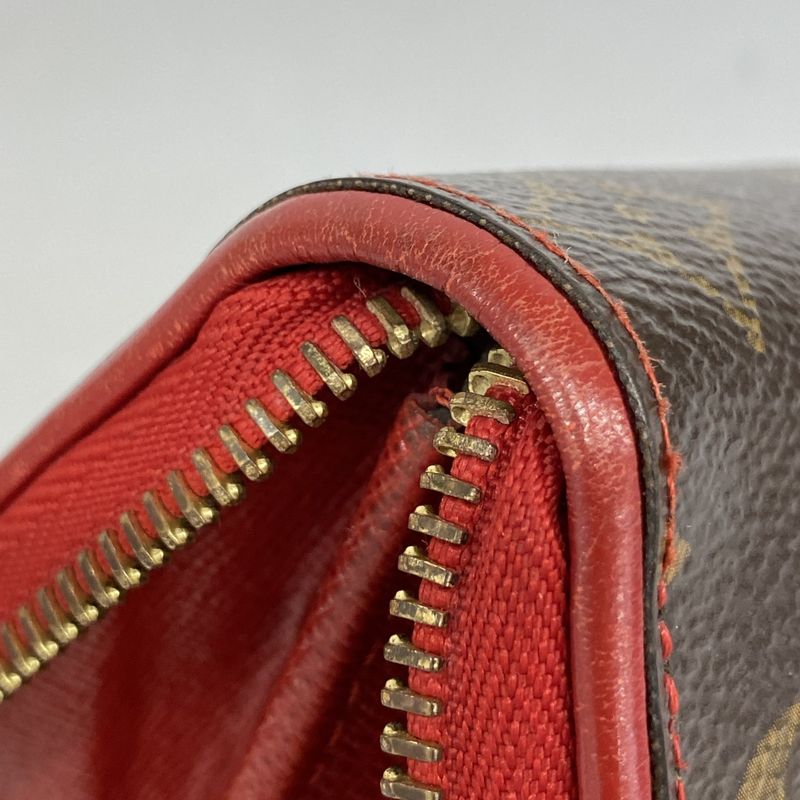 Louis Vuitton Long Wallet Monogram Retiro Zippy Wallet M61854 Brown Threes