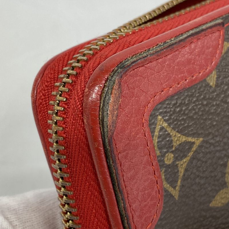 Louis Vuitton Long Wallet Monogram Retiro Zippy Wallet M61854 Brown Threes