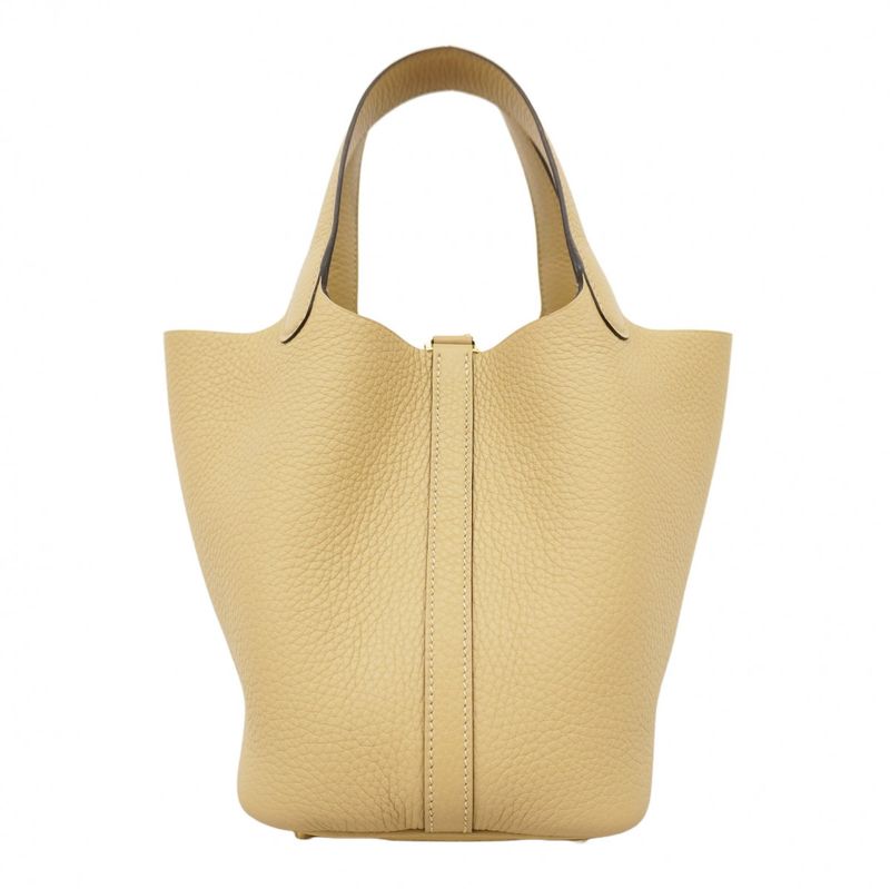 Hermes Handbag Picotin Lock PM Taurillon Cles Mance Trench Gold Hardware K