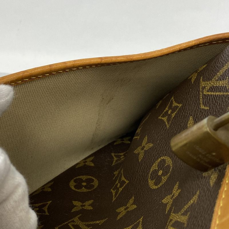 Louis Vuitton Handbag Monogram Deauville M47270 Brown Ladies