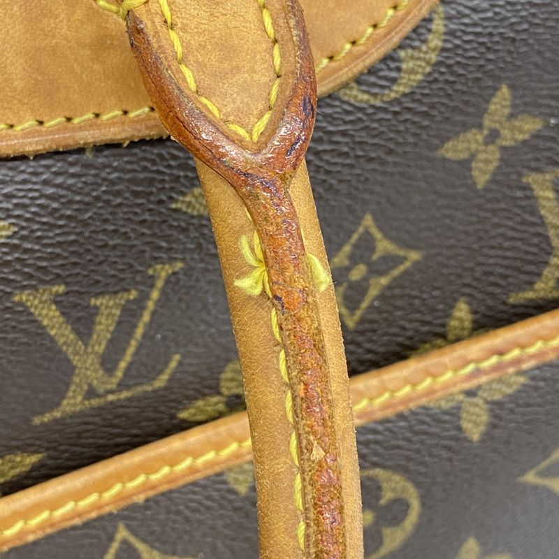 Louis Vuitton Handbag Monogram Deauville M47270 Brown Ladies