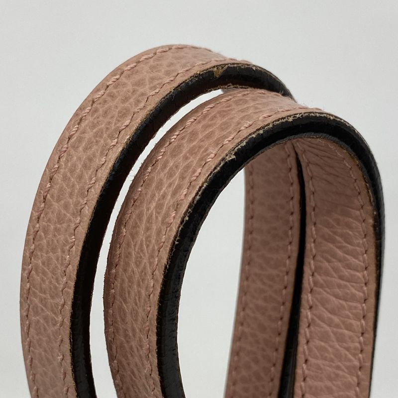 Gucci Shoulder Bag GG Canvas Interlocking G 449243 Canvas Beige Pink Chien Pan