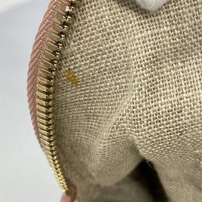 Gucci Shoulder Bag GG Canvas Interlocking G 449243 Canvas Beige Pink Chien Pan