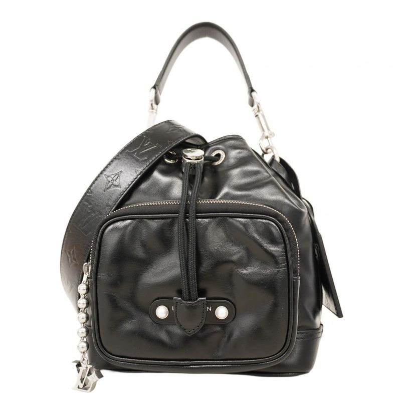 Louis Vuitton Handbag Noe Cargo M13985 Black 2-way Bag Ladies