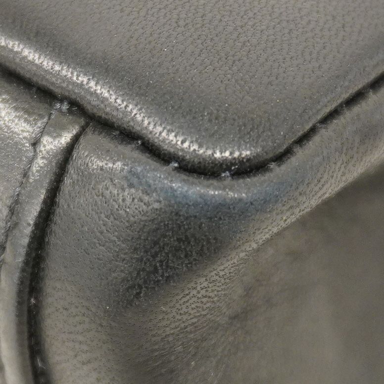 Chanel Shoulder Bag Diana Lambskin Black Gold Hardware Women