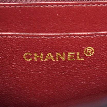 Chanel Handbag Matelasse Double Turnlock Lambskin Navy Gold Hardware 2way Bag