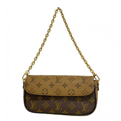 Louis Vuitton Shoulder Bag Monogram Reverse Wallet On Chain Ivy M26587 Brown