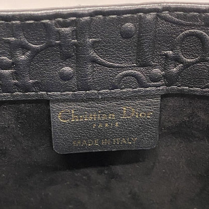 Christian Dior Tote Bag Oblique Book Tote Leather Black Cles Deuce