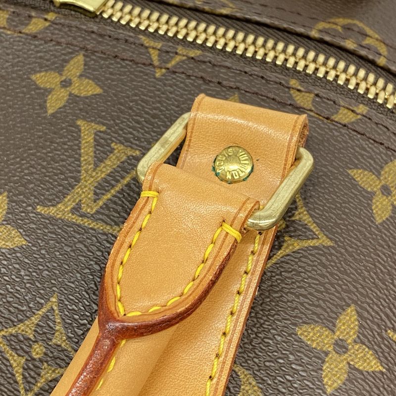 Louis Vuitton Boston Bag Monogram Keepall Bandoliere 50 M41416 Brown Men Women