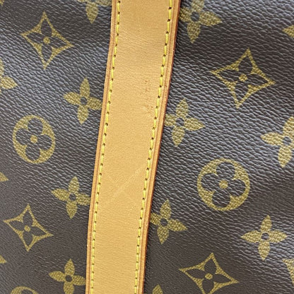 Louis Vuitton Boston Bag Monogram Keepall Bandoliere 50 M41416 Brown Men Women