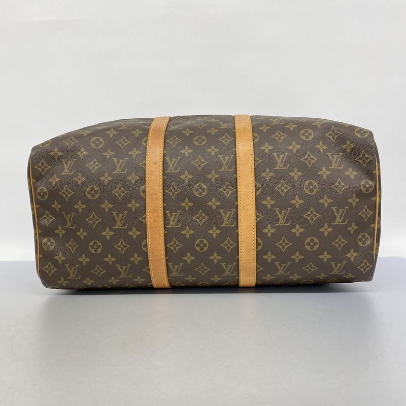 Louis Vuitton Boston Bag Monogram Keepall 50 M41426 Brown Men Women Unisex