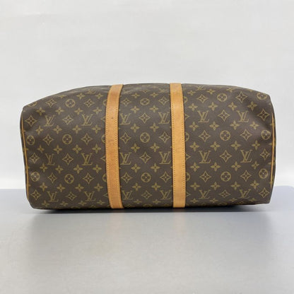 Louis Vuitton Boston Bag Monogram Keepall 50 M41426 Brown Men Women Unisex