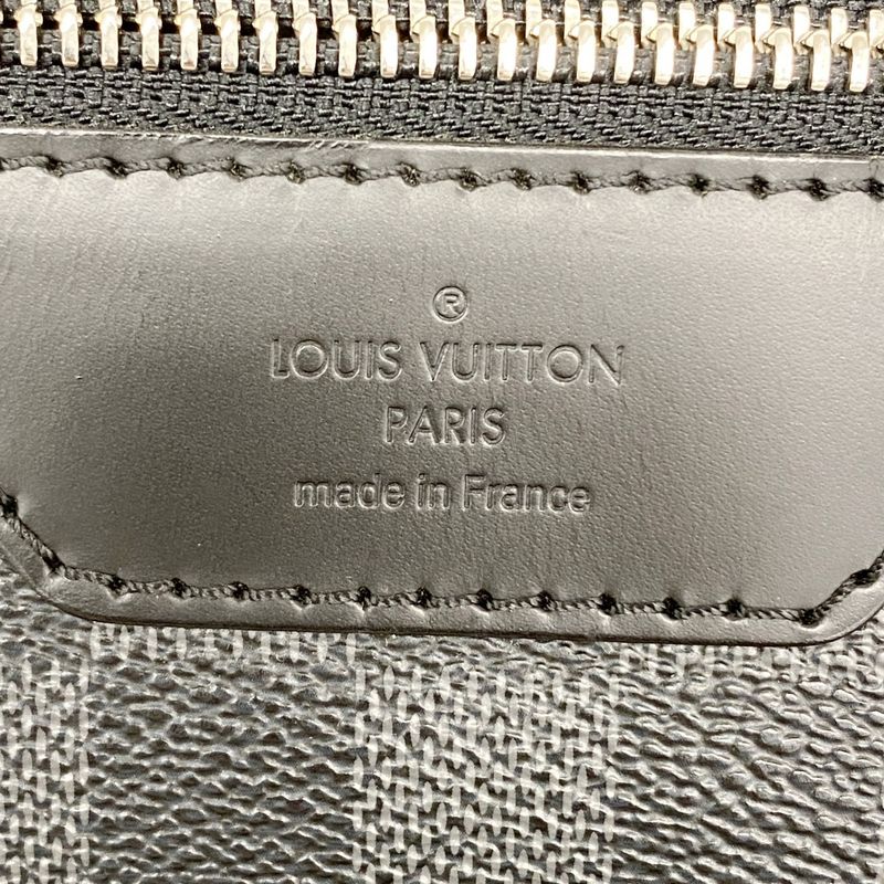 Louis Vuitton Shoulder Bag Damier Graphite Mique MM N41106 Black Gray Men's