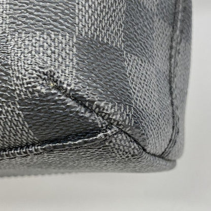 Louis Vuitton Shoulder Bag Damier Graphite Mique MM N41106 Black Gray Men's