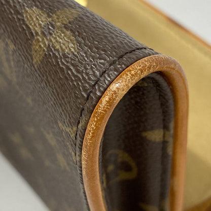 Louis Vuitton Shoulder Bag Monogram Pochette Twin GM M51852 Brown Ladies