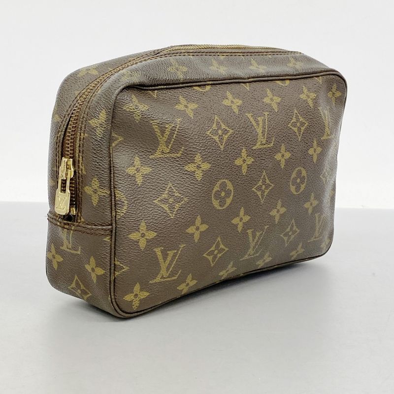 Louis Vuitton Pouch Monogram Trousse Toilette 23 M47524 Brown Women's