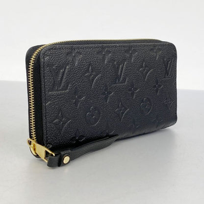 Louis Vuitton Monogram Empreinte Zippy Wallet M61864 Noir Black Ladies