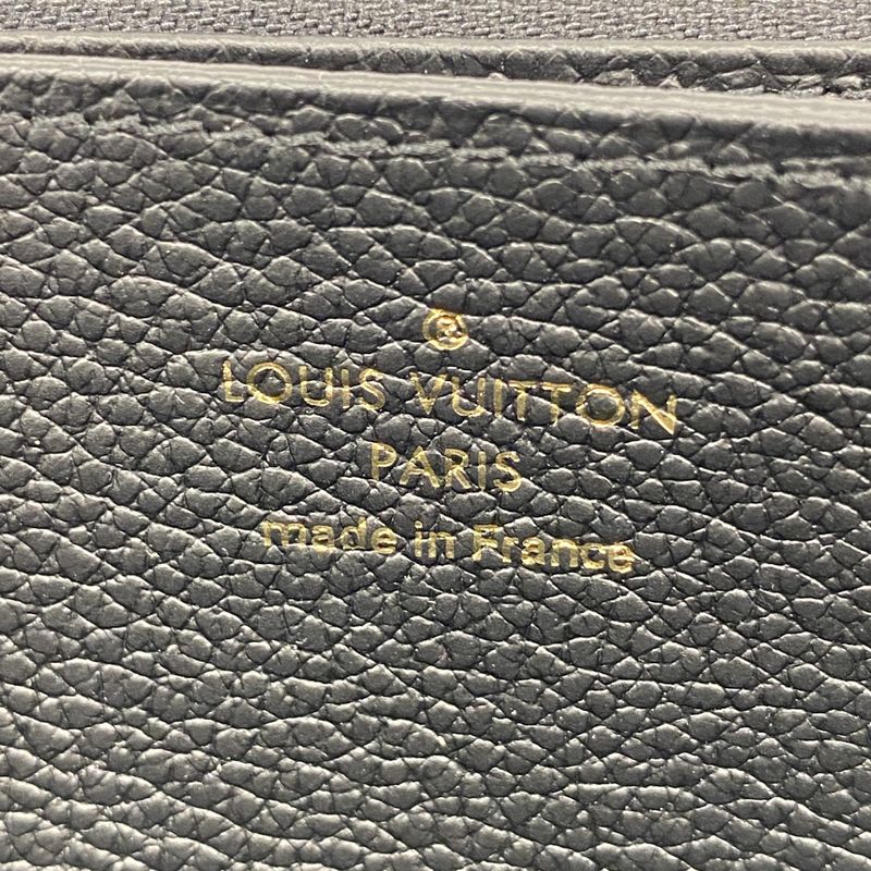 Louis Vuitton Monogram Empreinte Zippy Wallet M61864 Noir Black Ladies