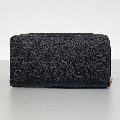 Louis Vuitton Monogram Empreinte Zippy Wallet M61864 Noir Black Ladies