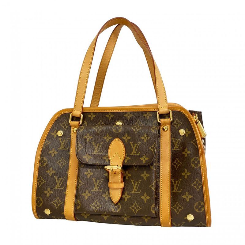 Louis Vuitton Pet Bag Monogram Sac Baxter PM M42027 Brown Men Women Unisex