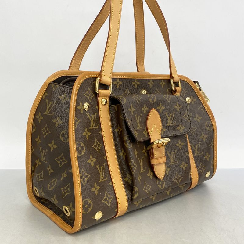 Louis Vuitton Pet Bag Monogram Sac Baxter PM M42027 Brown Men Women Unisex