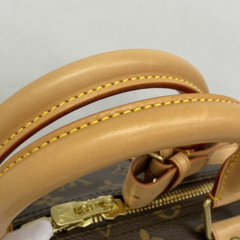 Louis Vuitton Boston Bag Monogram Keepall 55 M41424 Brown Men Women Unisex