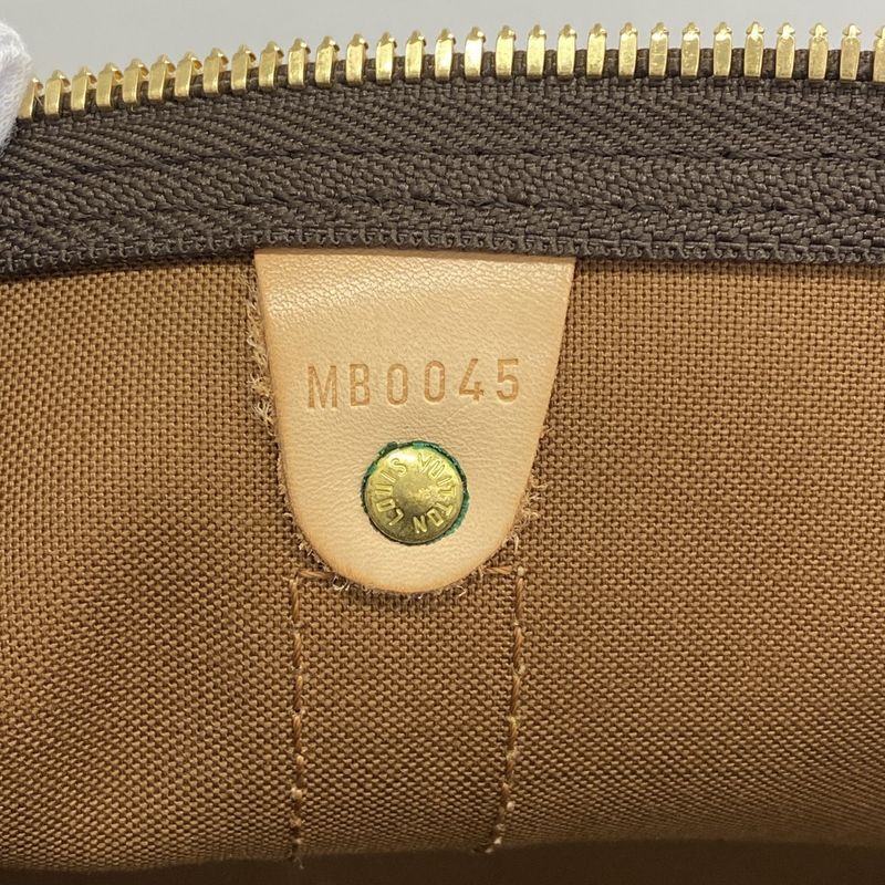 Louis Vuitton Boston Bag Monogram Keepall 55 M41424 Brown Men Women Unisex