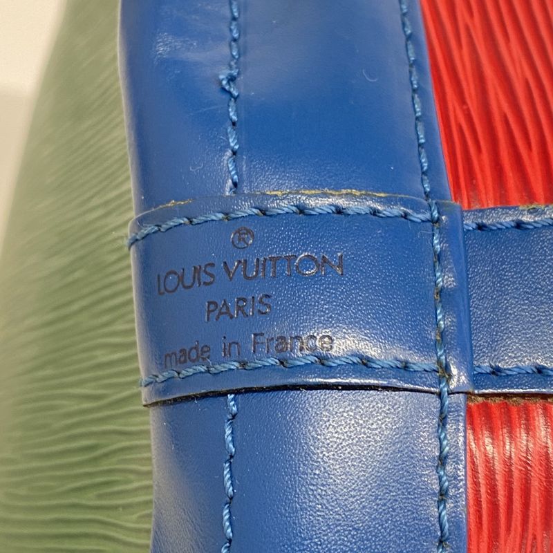 Louis Vuitton Epi Noe M44082 Shoulder Bag Castilian Red/borneo Green/toledo