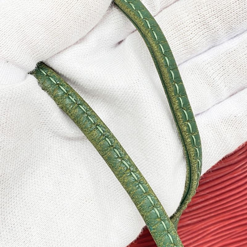 Louis Vuitton Epi Noe M44082 Shoulder Bag Castilian Red/borneo Green/toledo