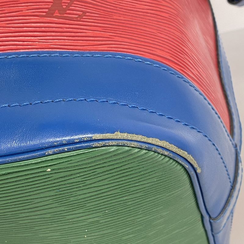 Louis Vuitton Epi Noe M44082 Shoulder Bag Castilian Red/borneo Green/toledo