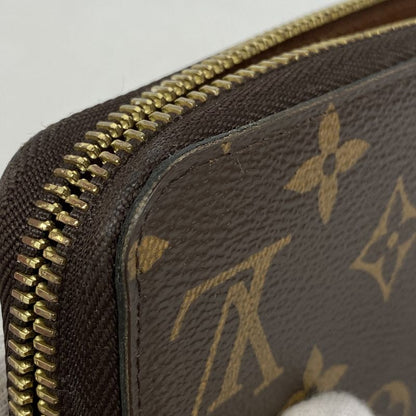 Louis Vuitton Long Wallet Monogram Zippy Wallet M42616 Brown Men Women Unisex