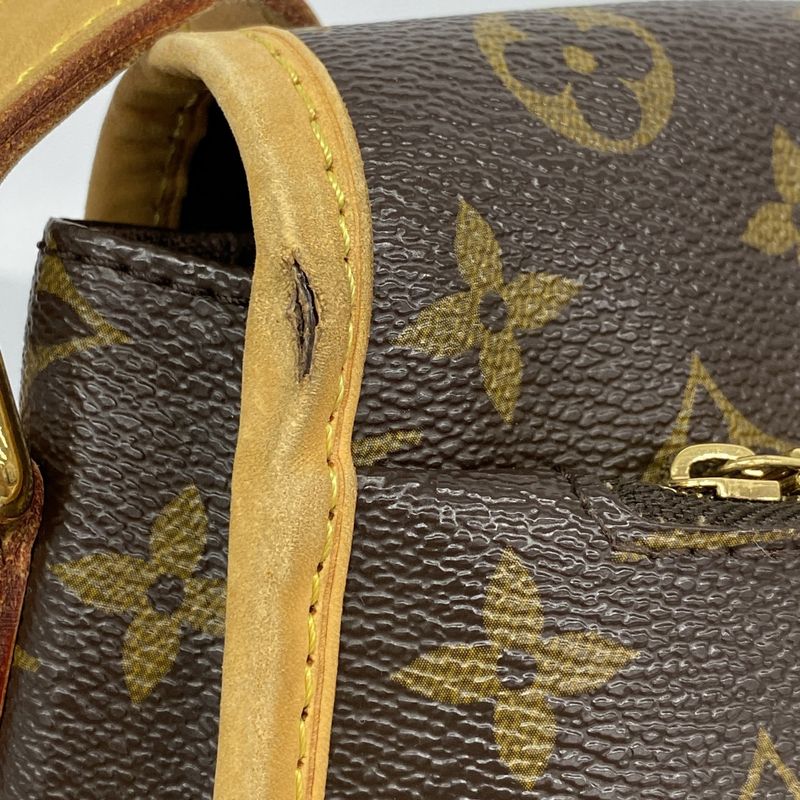 Louis Vuitton Shoulder Bag Monogram Menilmontane MM M40473 Brown Ladies