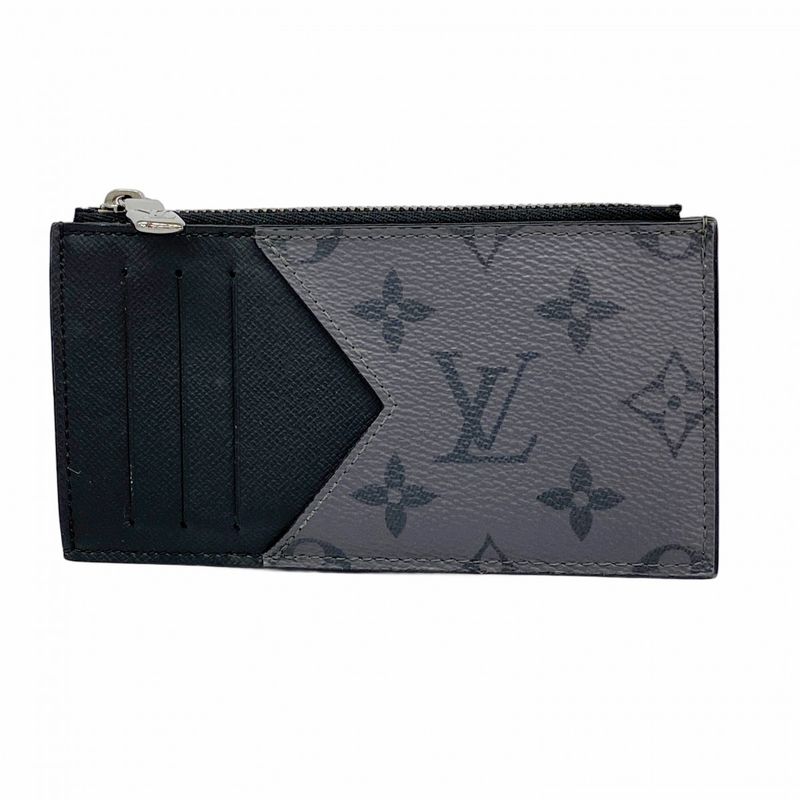 Louis Vuitton Coin Case Monogram/eclipse Reverse Coin Card Holder M69533 Black
