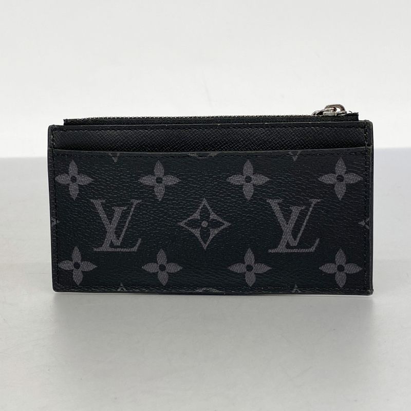 Louis Vuitton Coin Case Monogram/eclipse Reverse Coin Card Holder M69533 Black
