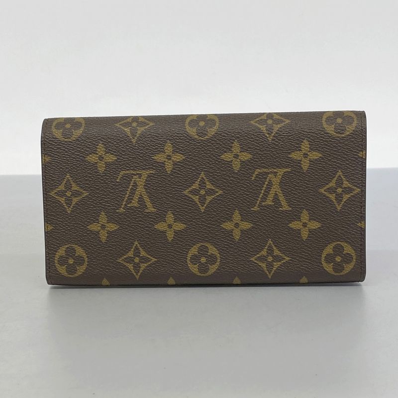 Louis Vuitton Long Wallet Monogram Portefeuille Sarah NM M69747 Brown Ladies