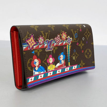 Louis Vuitton Long Wallet Monogram Portefeuille Sarah NM M69747 Brown Ladies