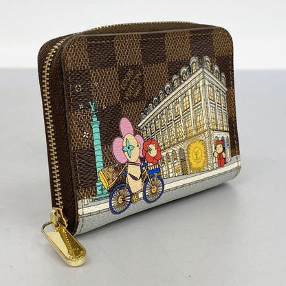Louis Vuitton Coin Case Damier Vivienne Zippy Coin Purse N63552 Ebène/multicolor