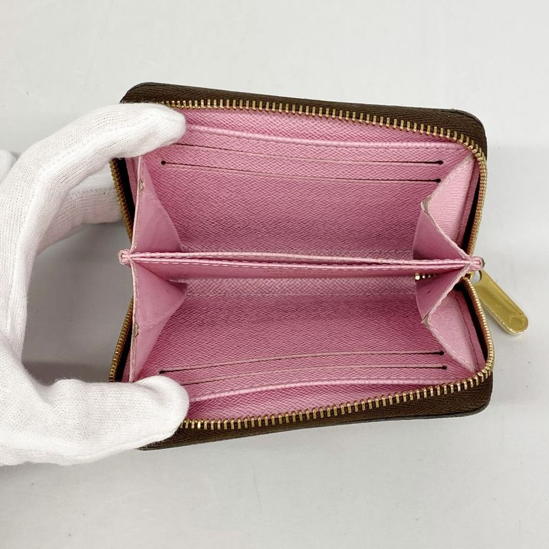 Louis Vuitton Coin Case Damier Vivienne Zippy Coin Purse N63552 Ebène/multicolor