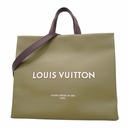 Louis Vuitton Tote Bag LV Package Shopper Tote MM M26082 Khaki 2way Bag Men