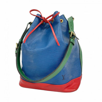 Louis Vuitton Epi Shoulder Bag Epi Tricolor Noe M44084 Toledo Blue/castilian